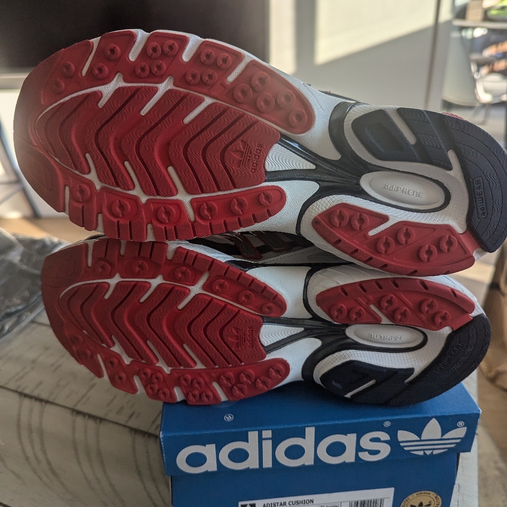 Adidas Adidtar Cushion USA Olympics Men's 7 Women's 8.5 vnds Originals Red White - Picture 9 of 11